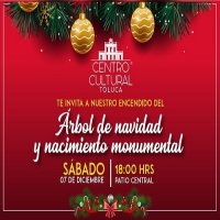 Encendido del Árbol Navideño en el Centro Cultural Toluca