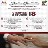 Bodas Gratuitas en Cuautitlán Izcalli  