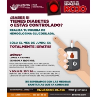 Hazte la prueba de hemoglobina glucosilada ¡GRATIS!