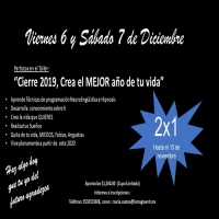 Taller "Cierre 2019, crea el mejor año de tu vida" 